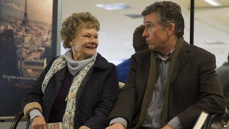 Judi Dench and Steve Coogan in Philomena