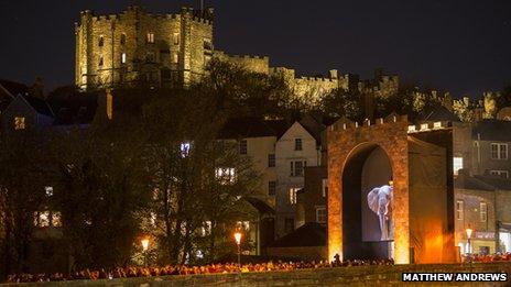 People walking on Elvet Bridge