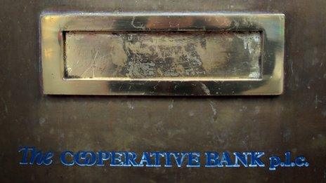 Co-op bank's letterbox