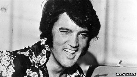 A picture of Elvis Presley