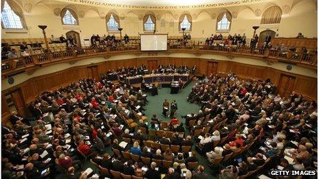 Members of the General Synod of the Church of England