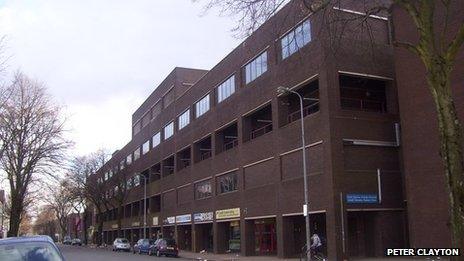 The student union building on Woodville Street, Cardiff