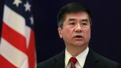 File photo of former US ambassador to China, Gary Locke