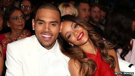 Chris Brown and Rihanna