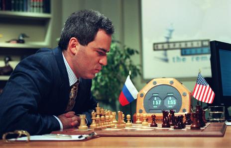 gary kasparov playing the deep blue computer