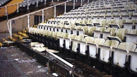 Demolition work begins at Don Valley Stadium