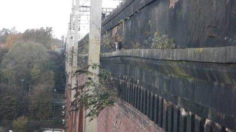 The bridge on Chestergate in Stockport