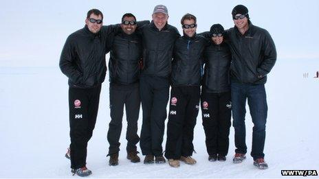 Prince Harry with Team UK