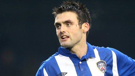 Eoin Bradley has been playing Irish Premiership football for Coleraine