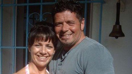 Brian Galea (right) with his wife Michelle