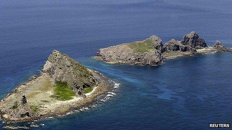 Disputed islands in East China Sea (file image)