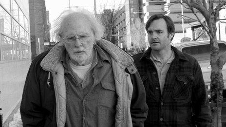 Bruce Dern and Will Forte in Nebraska