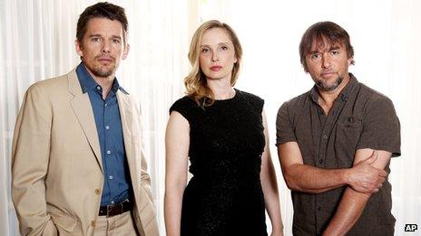 Ethan Hawke, Julie Delpy and Richard Linklater