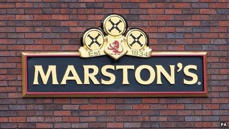 Marston's sign