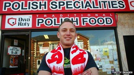 Polish delicatessen in Crewe, UK - file pic