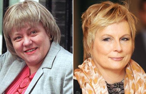 Mo Mowlam and Jennifer Saunders