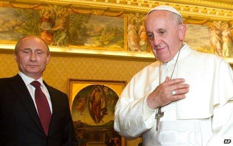 When the Pope met Putin