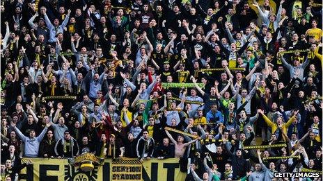 Borussia Dortmund fans