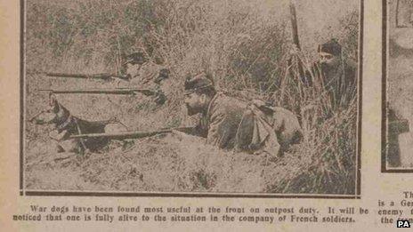 A page from The Sunday Post dated Sunday July 18, 1915