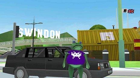 Screenshot of amazing frog game