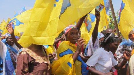 Supporters of President Kabila