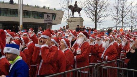 Liverpool Santa Dash