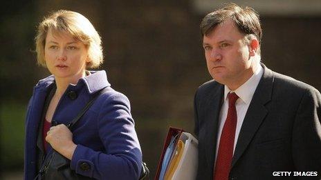 Yvette Cooper and Ed Balls