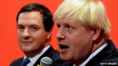 George Osborne and Boris Johnson