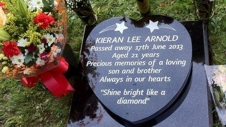 Grave of Kieran Arnold