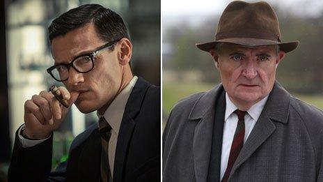 Luke Evans and Jim Broadbent in The Great Train Robbery