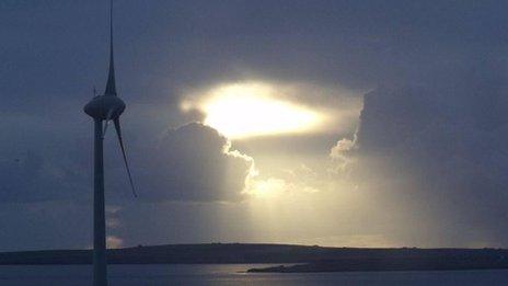 Orkney wind turbine