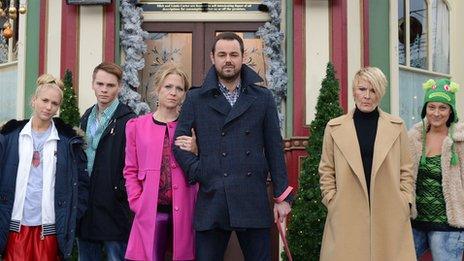 The Carter family in EastEnders