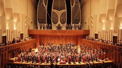 The Caracas Youth Orchestra at the Tokyo Metropolitan Art Space