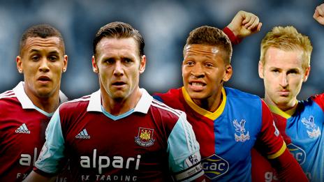 Ravel Morrison, Kevin Nolan, Dwight Gayle and Barry Bannan