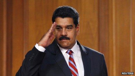 Venezuelan President Nicolas Maduro arrives at the National Assembly in Caracas on 4 December, 2013