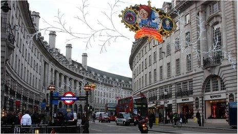 Regent Street lights