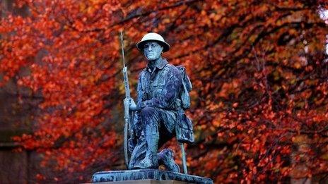 War memorial in County Durham