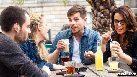 Group of people talking