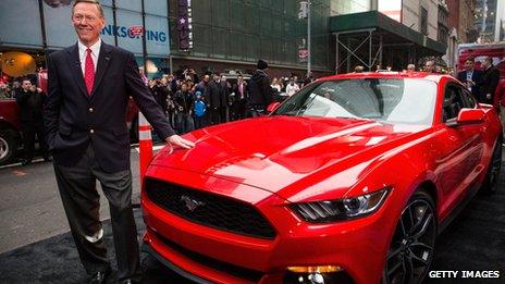 Ford mustang and alan mulally