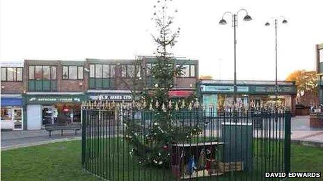 Cotgrave Christmas tree