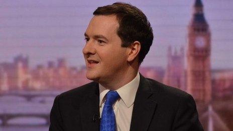 George Osborne, Chancellor of the Exchequor