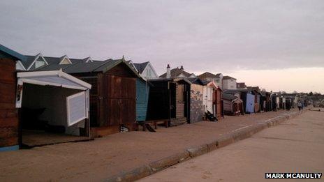 Beach huts at Walton-on-the-Naze