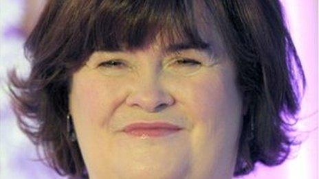 Susan Boyle said she was relieved to have been diagnosed