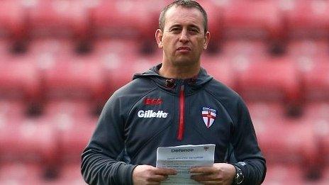 England rugby league coach Steve McNamara