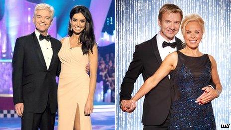 Phillip Schofield, Christine Bleakley, Jayne Torvill and Christopher Dean