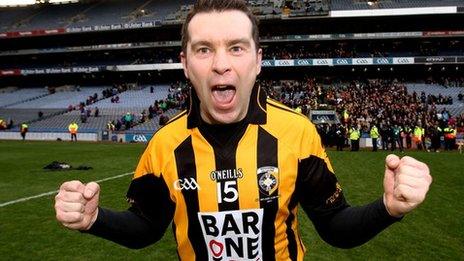 Oisin McConville celebrates the 2011 All-Ireland club triumph