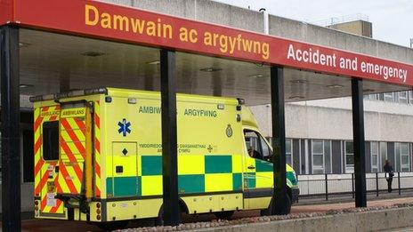 Glan Clwyd A&E department