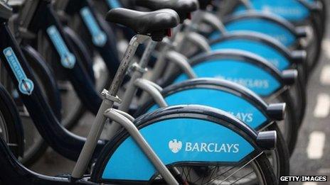 Barclays bikes