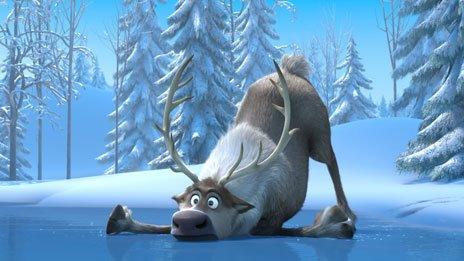 A scene from Frozen