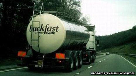 Buckfast lorry